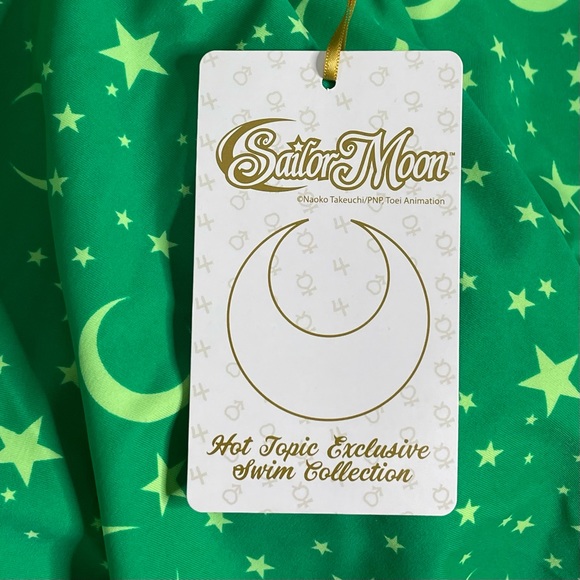 SOLD‼️ HOT TOPIC Sailor Moon Sailor Jupiter Cosplay Skirted Swim Bottom Plus - Picture 12 of 13